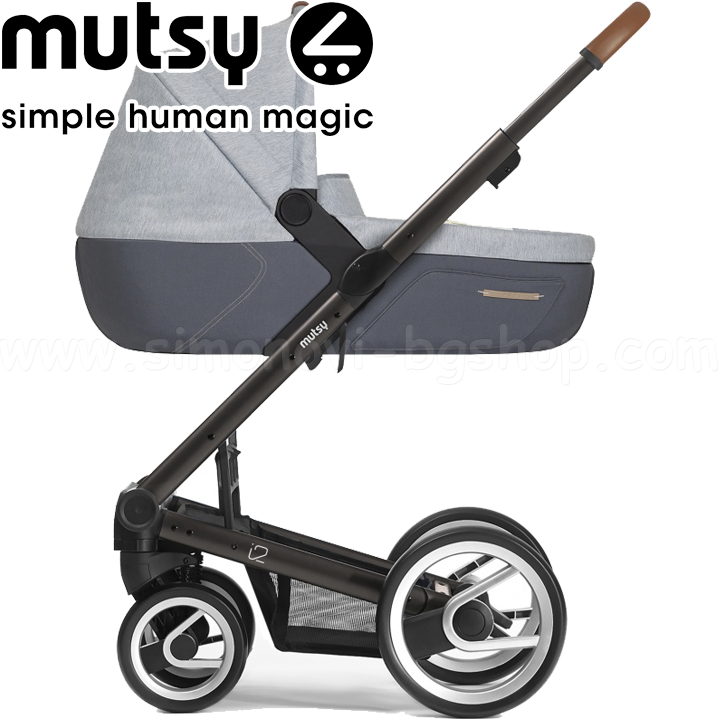 mutsy   2in1 i2 pure Black Brown cloud
